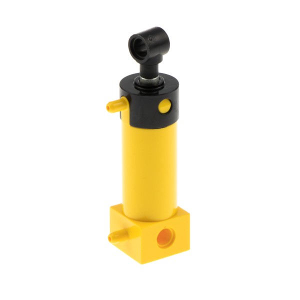 1x Lego Technic Pneumatik Zylinder gelb 48 mm kurz Kolben geprüft 2793c01