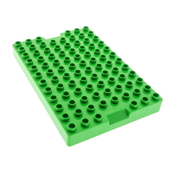 1x Lego Duplo Bau Platte 8x12 hell grün Deckel Top 5931 4618285 93607