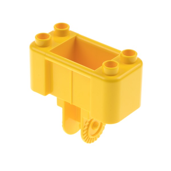 1x Lego Duplo Kran Korb gelb mit Verriegelungsring Feuerwehr 10592 6106550 19451