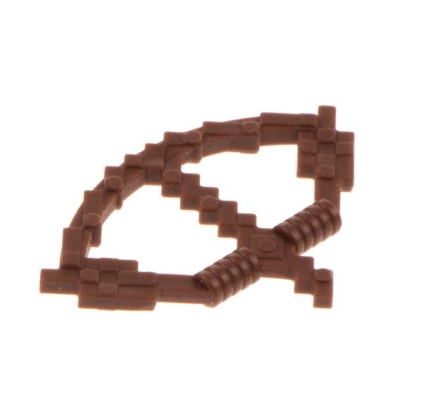1x Lego Figuren Minecraft Zubehör Waffe Bogen Pfeil Holz braun 6089103 18792