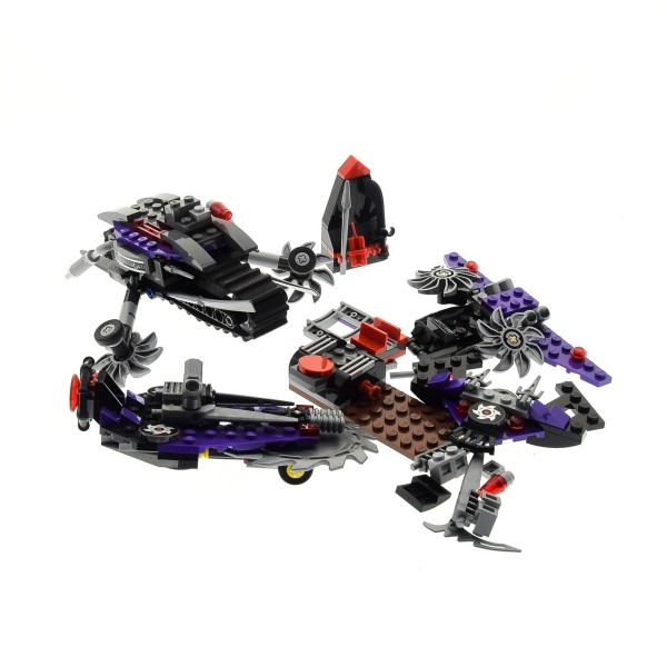 1 x Lego System Teile Set für Modell Ninjago Neustart 70722 OverBorg Attack Motorrad 70720 Hover Hunter lila schwarz incomplete unvollständig 
