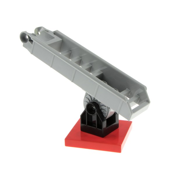 1x Lego Duplo Leiter grau Scharnier Halter schwarz Platte rot 19443c01 13358