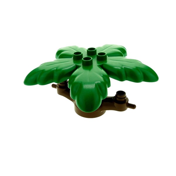 1x Lego Duplo Baum braun grün Blatt Pflanze Stamm Palme Krone 4100842 2288 31059