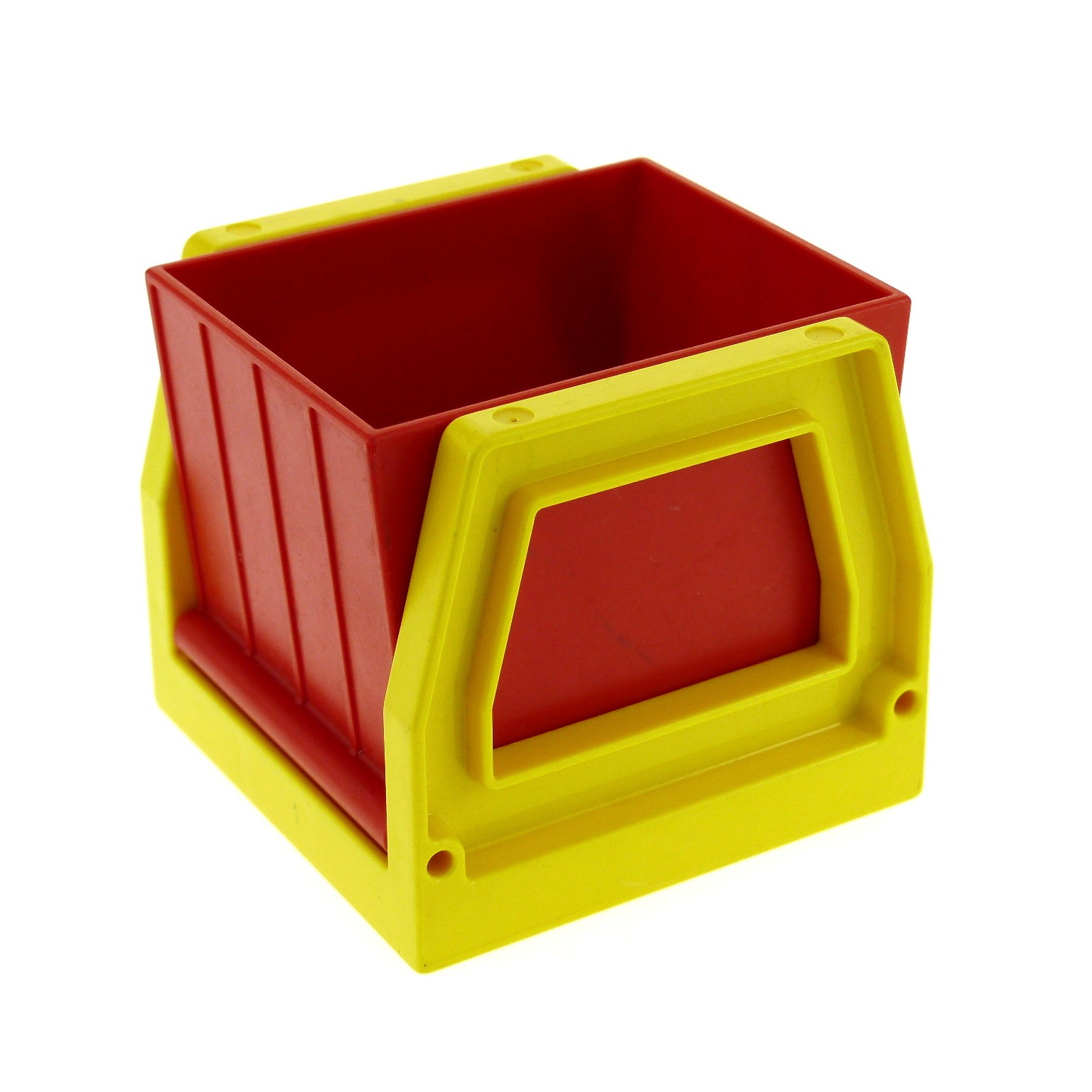1x Lego Duplo Eisenbahn Aufsatz rot Zug Container rot Schütte Waggon 31301 31303