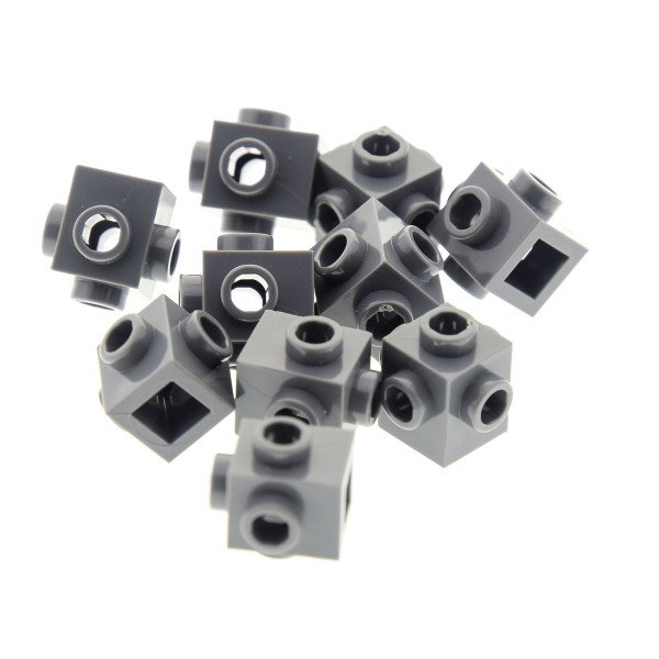 10 x Lego System Stein 1x1 neu-dunkel grau modifiziert Konverter Star Wars Set LLCA25 10259 10188 10191 4210700 4733