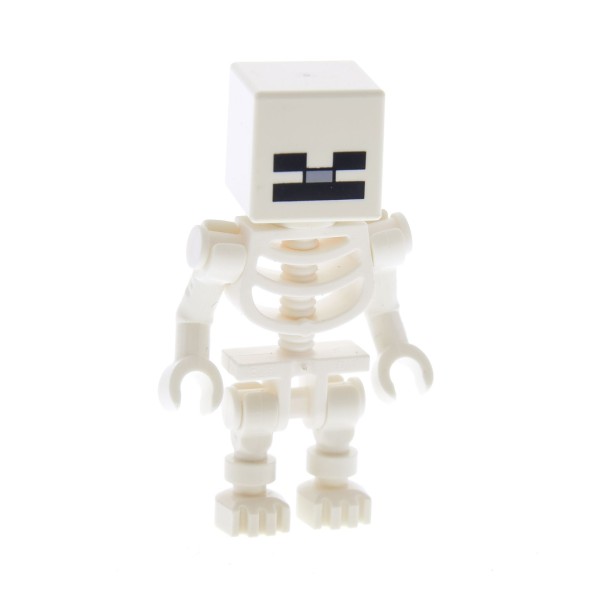 1x Lego Figur Skelett Minecraft weiss 21118 21144 min011