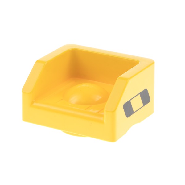 1x Lego Duplo Primo Explore Auto Ladefläche Bau Fahrzeug gelb 3699 45218pb01