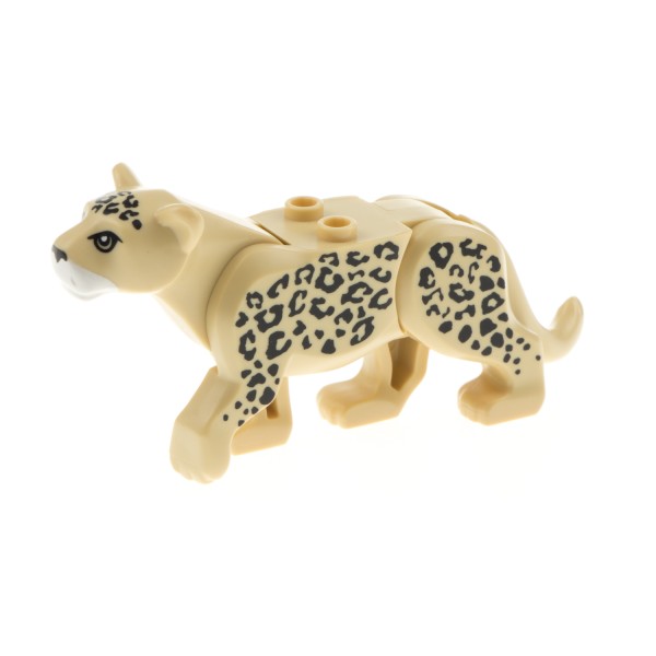 1x Lego Tier Katze Leopard beige Nase weiß Flecken 6193904 bb0787c01pb02