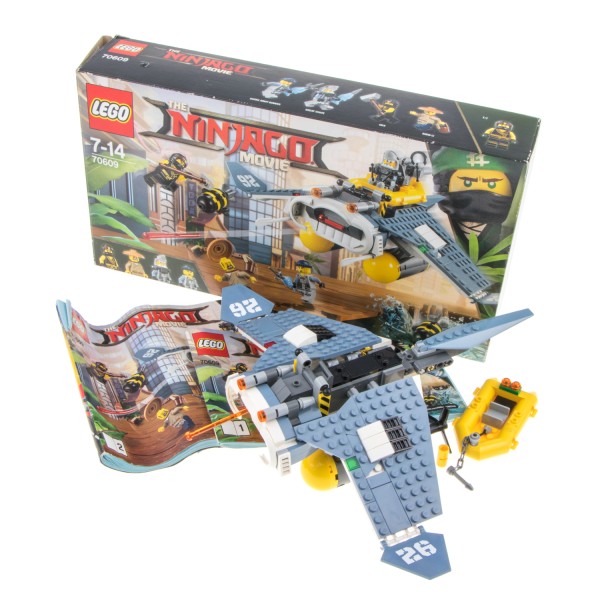 1x Lego Set LEGO Ninjago Movie 70609 Mantarochen Flieger Bomber unvollständig
