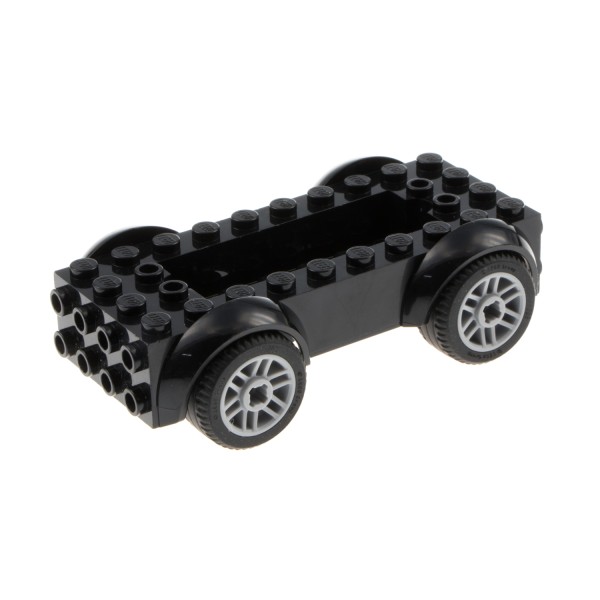 1x Lego Fahrgestell 5x10x2 schwarz Kotflügel Rad grau Auto 11208 11209 11650c01