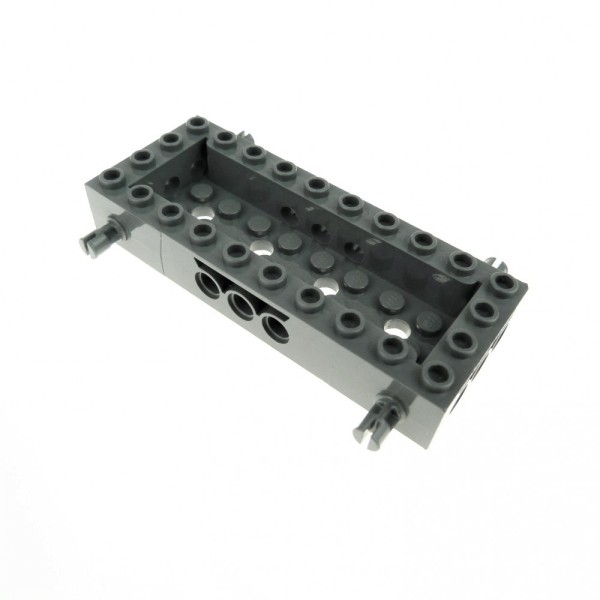 1x Lego Fahrgestell 4x10x1 alt-dunkel grau Unterbau Chassis Platte 4153829 30643