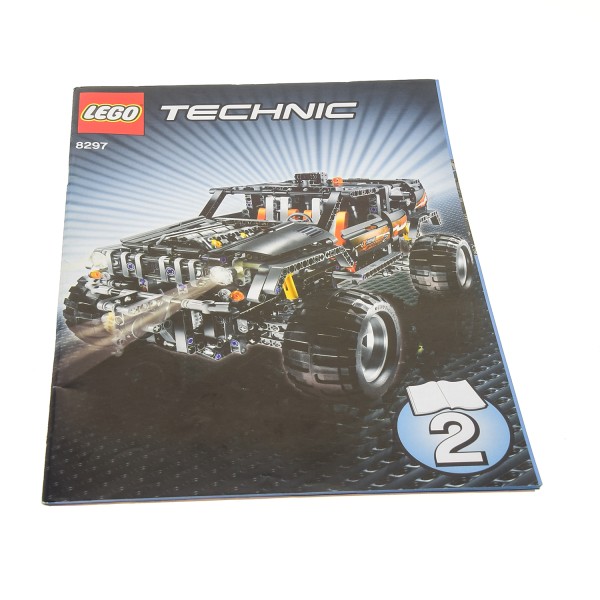 1x Lego Technic Bauanleitung A4 Heft 2 Off-Road Gelände Wagen Auto 8297