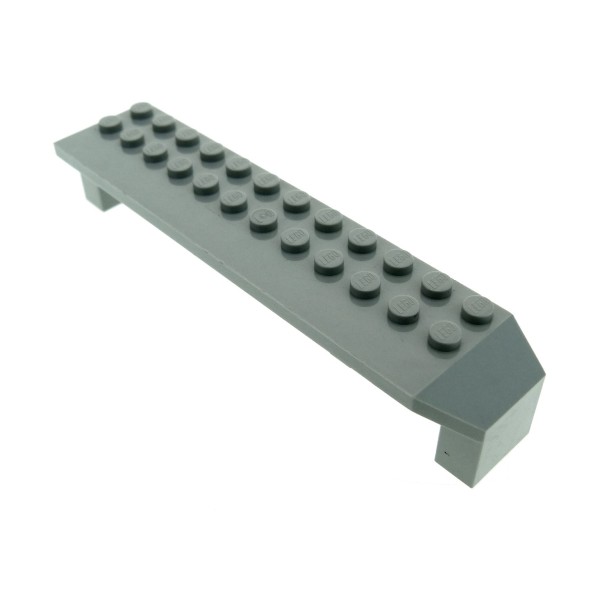 1 x Lego System Stütze alt-hell grau 2x14x2 Säule Pfeiler Träger Brücke Bogen Radkasten 30296
