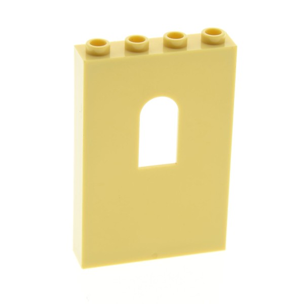 1x Lego Wand Panele 1x4x5 beige Burg Fenster Mauer 6006789 60808