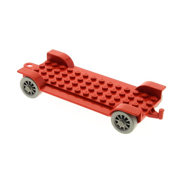 1x Lego Fabuland Fahrzeug rot 14x6 Chassis Fahrgestell Auto Anhänger fabaa1