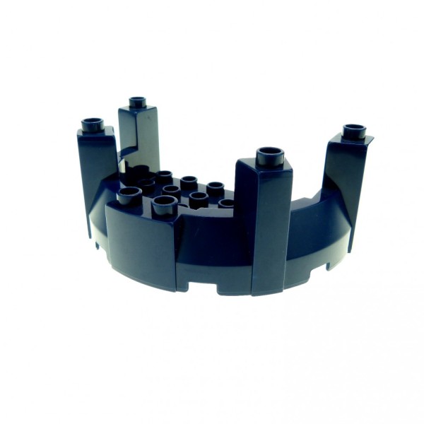 1x Lego Duplo Burg Zinne groß dunkel blau Ritter Burg Mauer 4864 4505629 52027