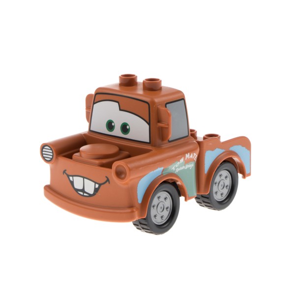 1 x Lego Duplo Fahrzeug Disney Pixar Cars Auto Figur Hook dunkel