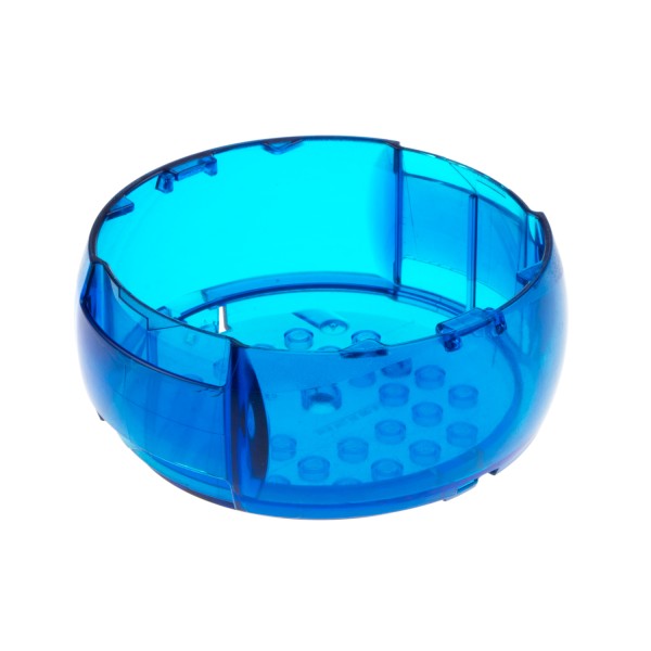 1x Lego X-Pod Container Dose transparent dunkel blau 10x10x3 1/3 4236960 47674