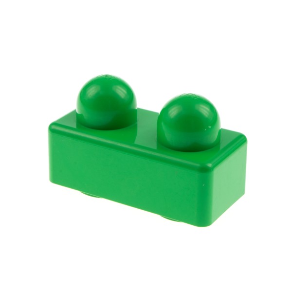1x Lego Duplo Primo Baustein 1x2 hell grün 2 große Noppen Baby 31001