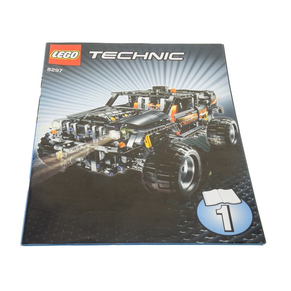 1x Lego Technic Bauanleitung Heft 1 Off-Road Gelände Wagen Auto 8297