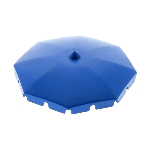 1x Lego Fabuland Schirm blau Sonnenschirm eckige Form Fransen 3667 341x837