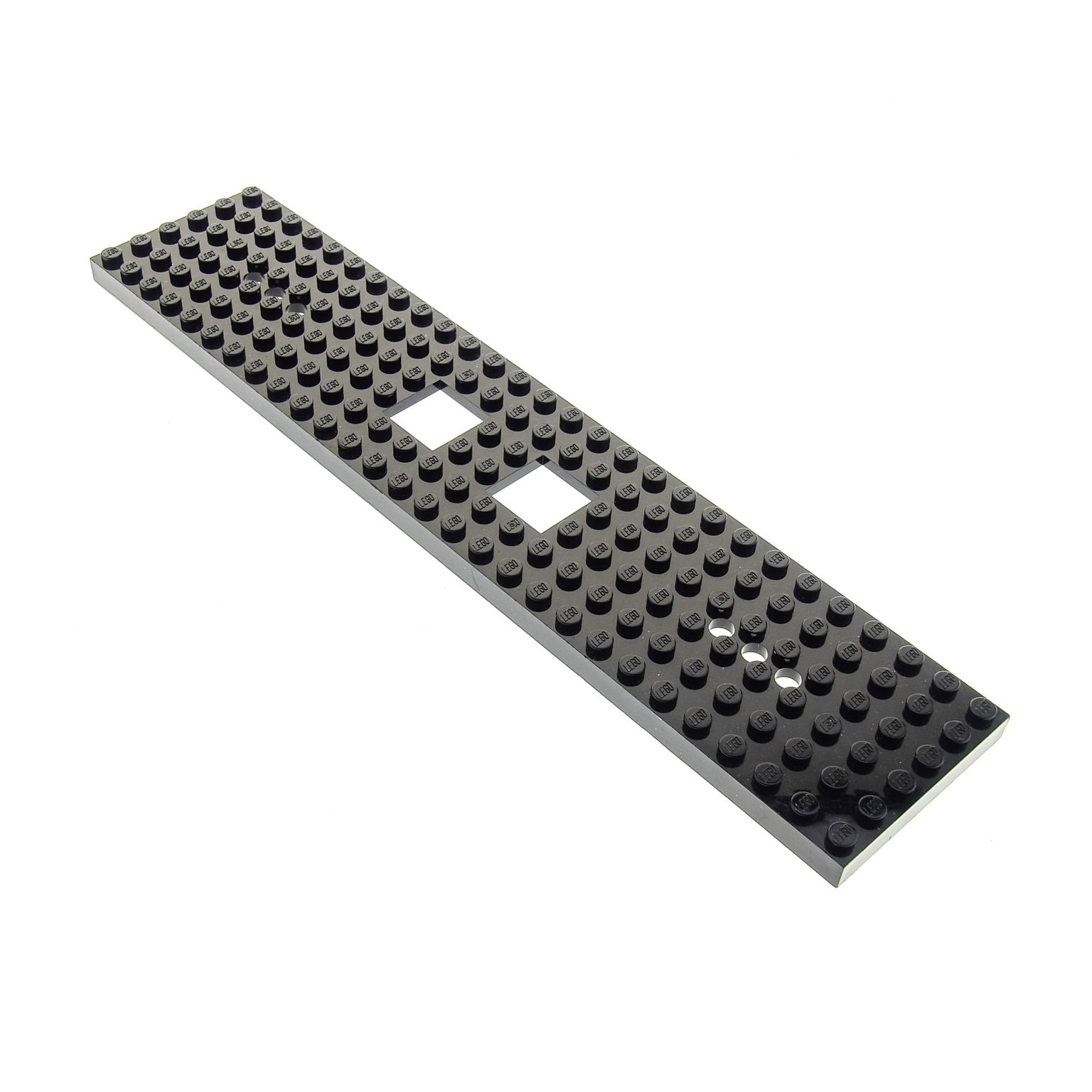 dark bluish gray NEUWARE 6x28 Noppen LEGO ®  2 Stück Eisenbahn Grundplatte 