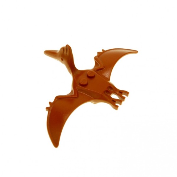 1x Lego Tier Flugsaurier dunkel orange Pteranodon Flug Dinosaurier 30478