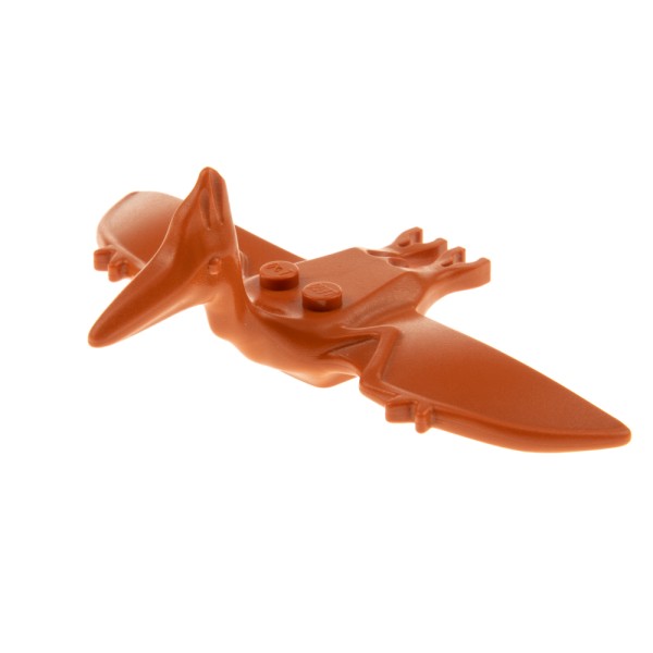 1x Lego Tier Dinosaurier Pteranodon dunkel orange Flugsaurier 5987 4140521 30478