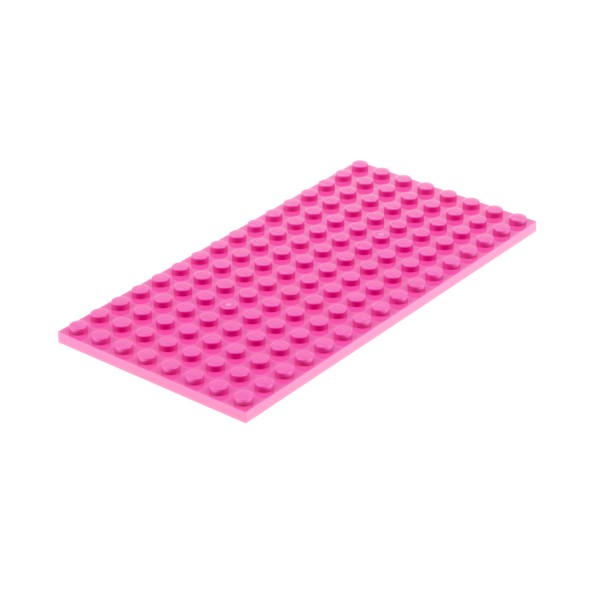1x Lego Bau Platte 8x16 dunkel pink Grundplatte Friends Set 41340 41430 92438