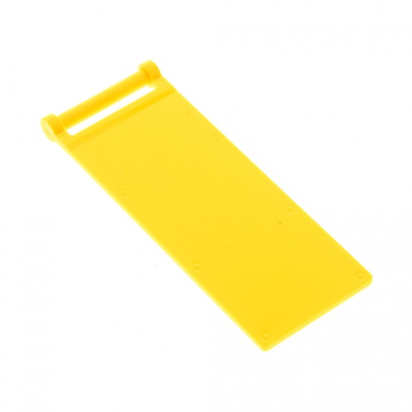 1x Lego Flagge 7x3 Stangengriff gelb Fahne Stange Schild Banner 4141651 30292