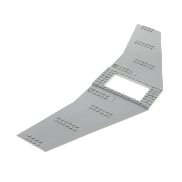 1x Lego Tragfläche neu-hell grau 20x54 Sticker Flugzeug Flügel 60022 93541pb02