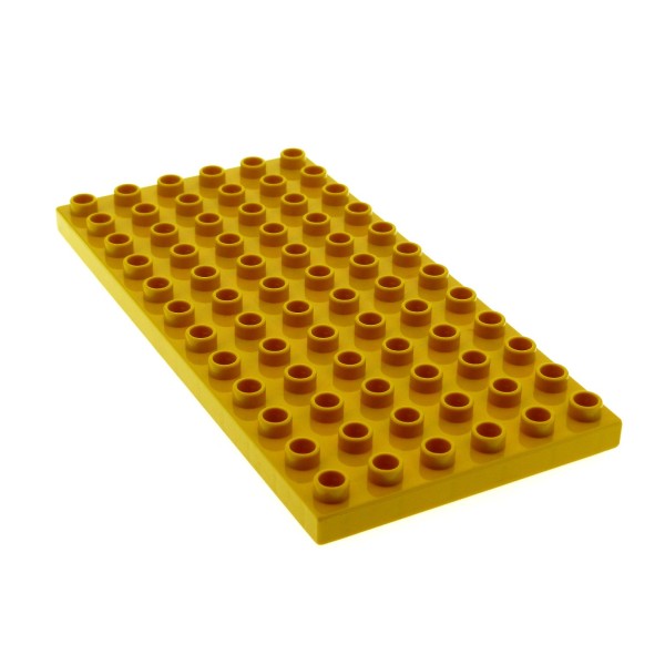 1x Lego Duplo Bau Platte 6x12 dunkel gelb Basic Grundplatte 4224093 18921 4196