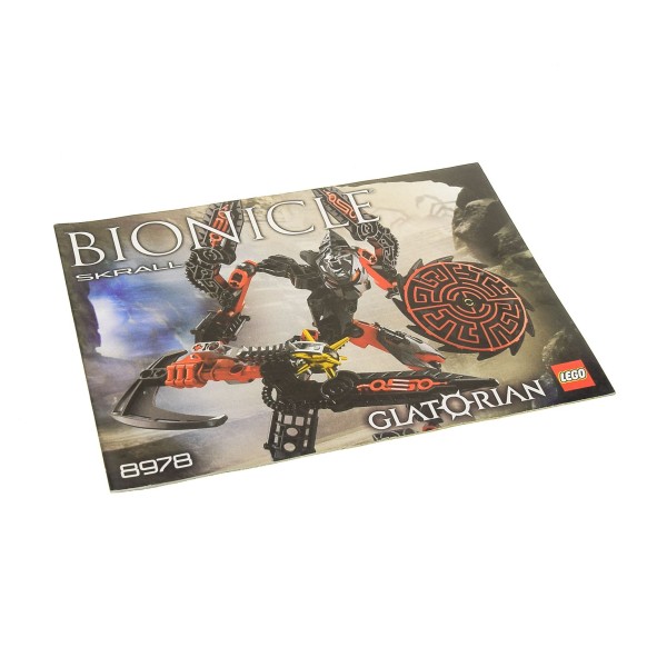 1 x Lego Bionicle Bauanleitung A5 für Set Glatorian Skrall 8978