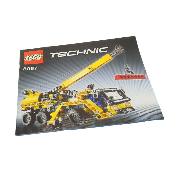 1x Lego Technic Bauanleitung Heft 1 Model Construction Mobiler Mini Kran 8067