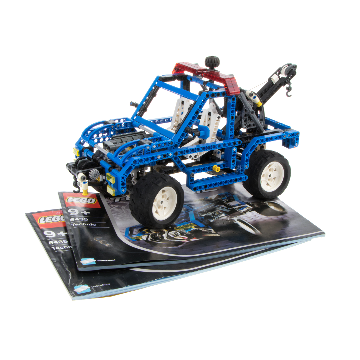 Hvert år skraber Belønning 1x Lego Technic Set 8435 4WD Abschlepp Wagen blau Auto unvollständig