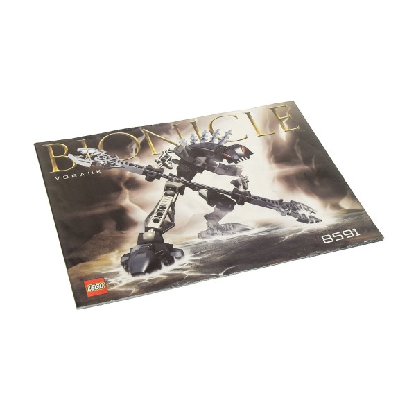 1 x Lego Bionicle Bauanleitung A5 für Set Vorahk 8591