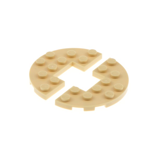 2x Lego Platte beige 3x6 halb rund mit Ausschnitt 1x2 Set 75136 6099893 18646