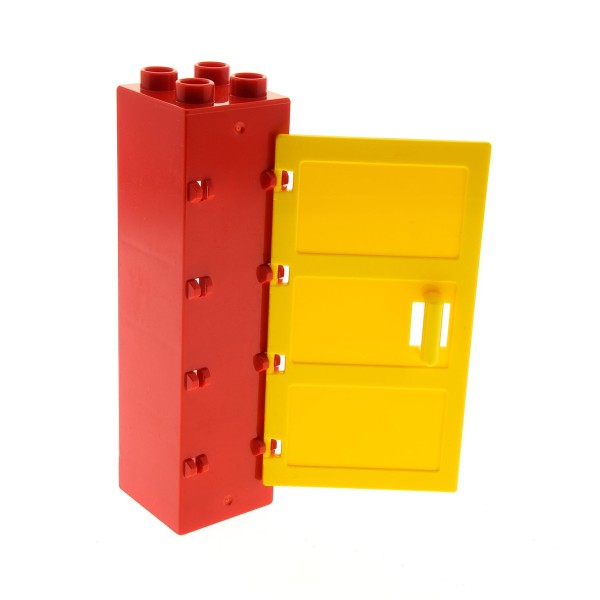 1x Lego Duplo Tor Halter Regal rot 2x2x6 Säule gelb 18533 87321 16087 87322