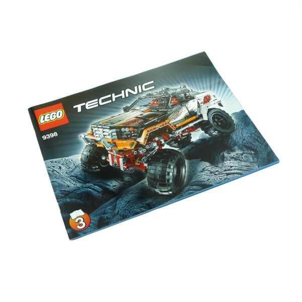 1x Lego Technic Bauanleitung Nr 3 Set Model Off-Road 4x4 Crawler 9398