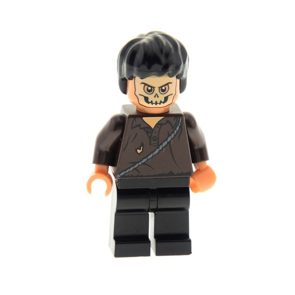 1 x Lego System Figur Indiana Jones Friedhofs Krieger Torso dunkel braun doppel Gesicht Cemetery Warrior 7196 3626bpb0376 973pb0597c01 iaj043