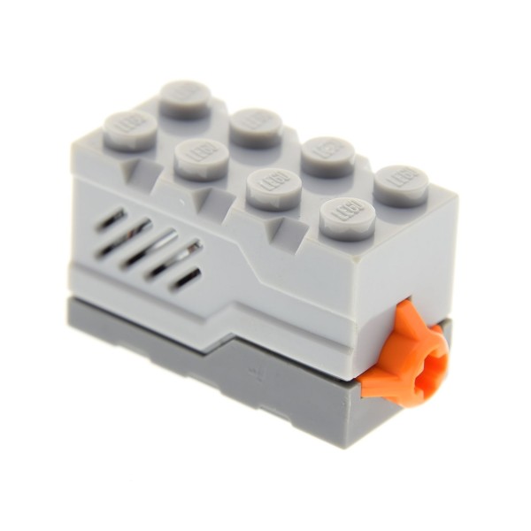 1 x Lego System Electric Sound & Light Modul Stein neu-hell grau 2x4x2 neu-dunkel grau Space Raumschiff Geräusch geprüft Set 7065 4625192 55206c05