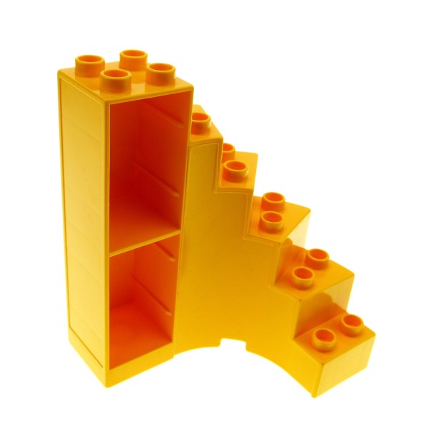 1x Lego Duplo Möbel Wendeltreppe hell orange Treppe Regal Schrank 4547300 6511