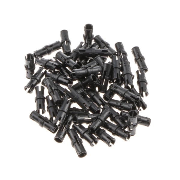 50x Lego Technic Pins Verbinder 2L schwarz Kleinteile Stecker 6279875 61332 2780