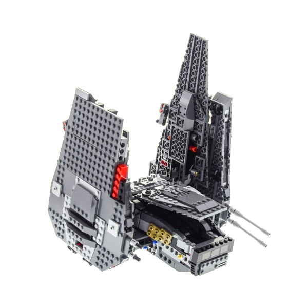 1 x Lego System Set Modell Star Wars Episode 7 75104 Kylo Ren's Command Shuttle Raumschiff grau incomplete unvollständig