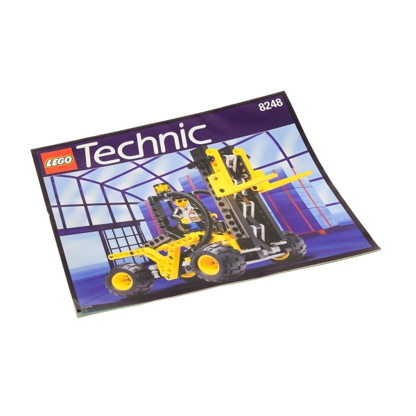 1x Lego Technic Bauanleitung A4 Heft Gabelstapler 8248