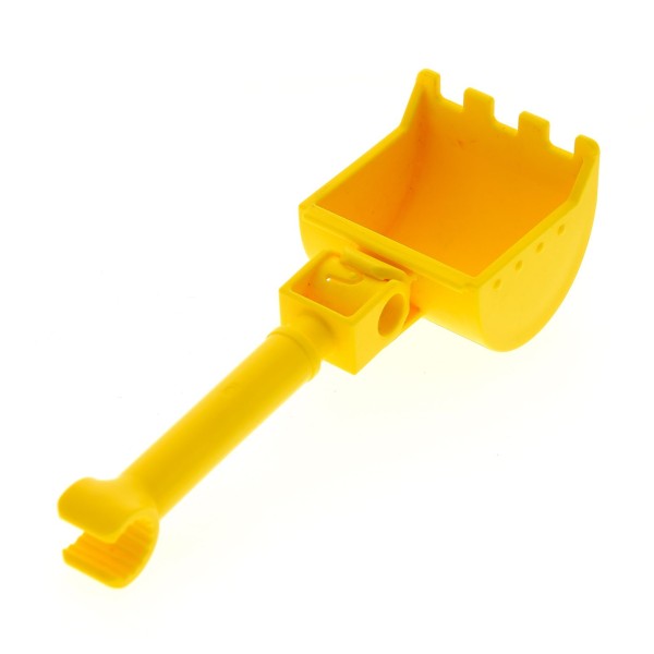 1 x Lego Duplo Bau Fahrzeug Greifarm gelb alte Form für Baggi Bob der Baumeister Figur Bagger Schaufel gelb Scoop Set 3297 3595 4153493 4153501 40636 40642