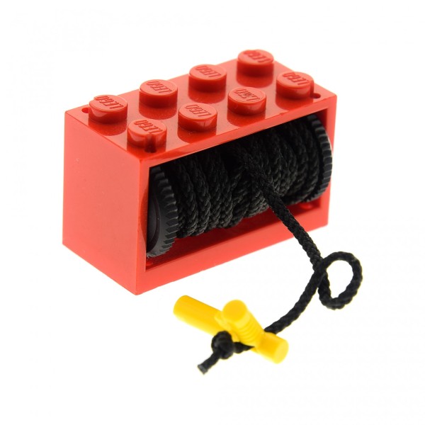 1x Lego Seilwinde rot 2x4x2 Schlauch Düse gelb Pistole Feuerwehr 7945 4209c06