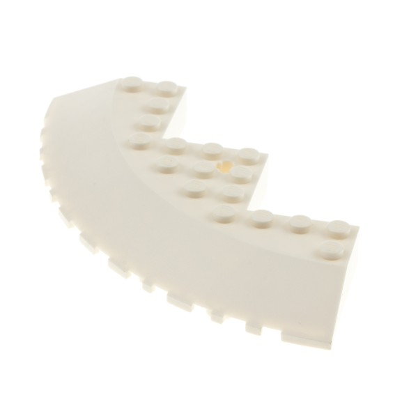 1x Lego Tragfläche 10x10 creme weiß Ecke Bogen Rund Stein Raumschiff 58846