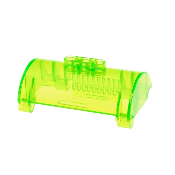 1x Lego Zylinder Hälfte 3x5x8 transparent hell grün Pin Löchern 6056372 15361