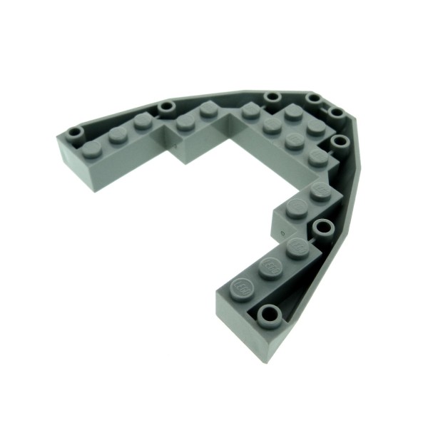 1x Lego Boot Rumpf Platte 8x10x1 alt-hell grau Schiff 5975 4140623 2622